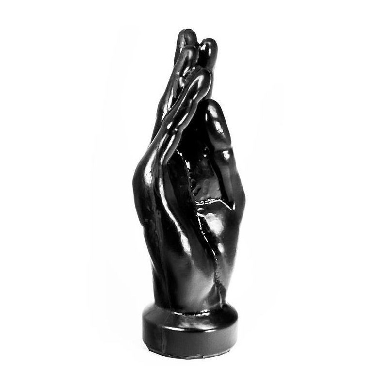 Hung System Anal Plug Hello Black Color 23.7cm
