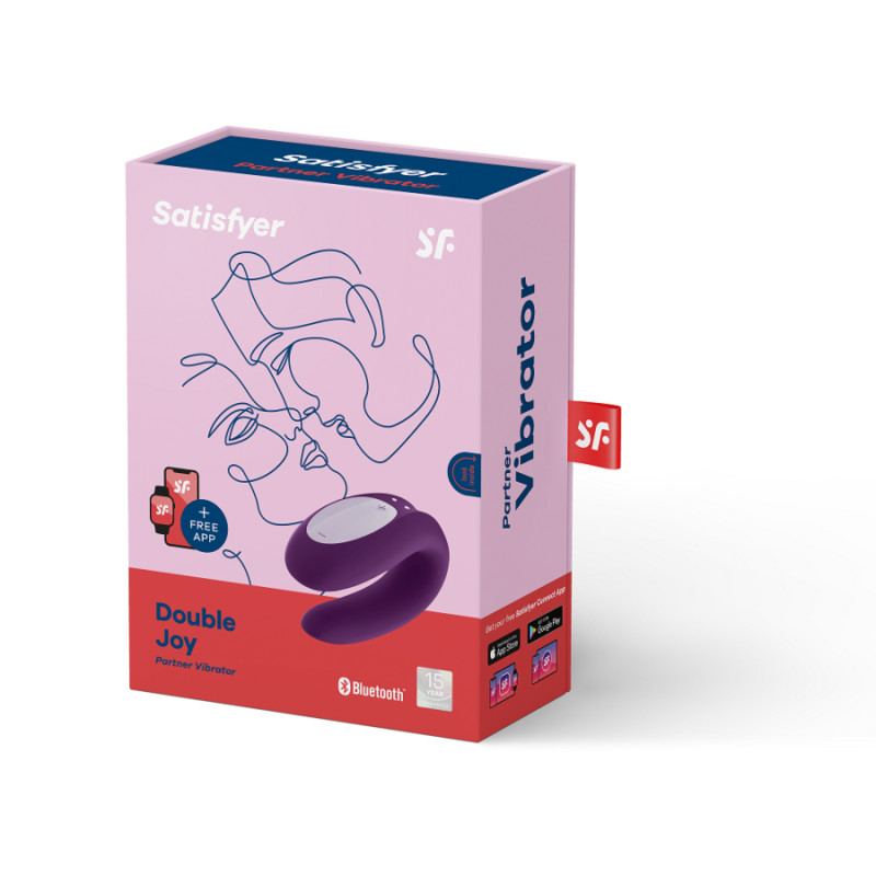 Vibraattori Stimulaattori Satisfyer - Double Joy - App