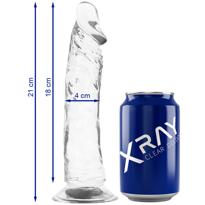 XRAY Clear Cock 21 Cm X 4 CM
