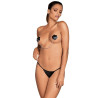 Obsessive A748 Nipples With Chain One Size