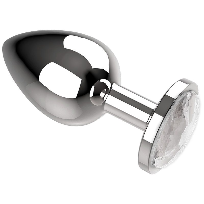 Coquette metallist anaaltapp S (2.8x7cm), valge