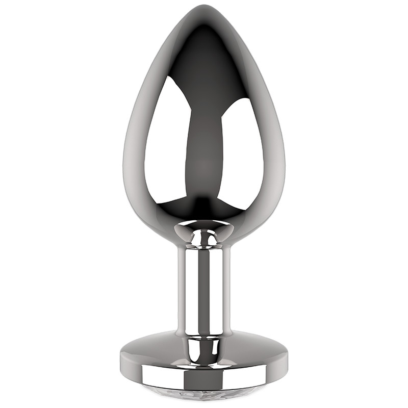 Coquette metallist anaaltapp S (2.8x7cm), valge