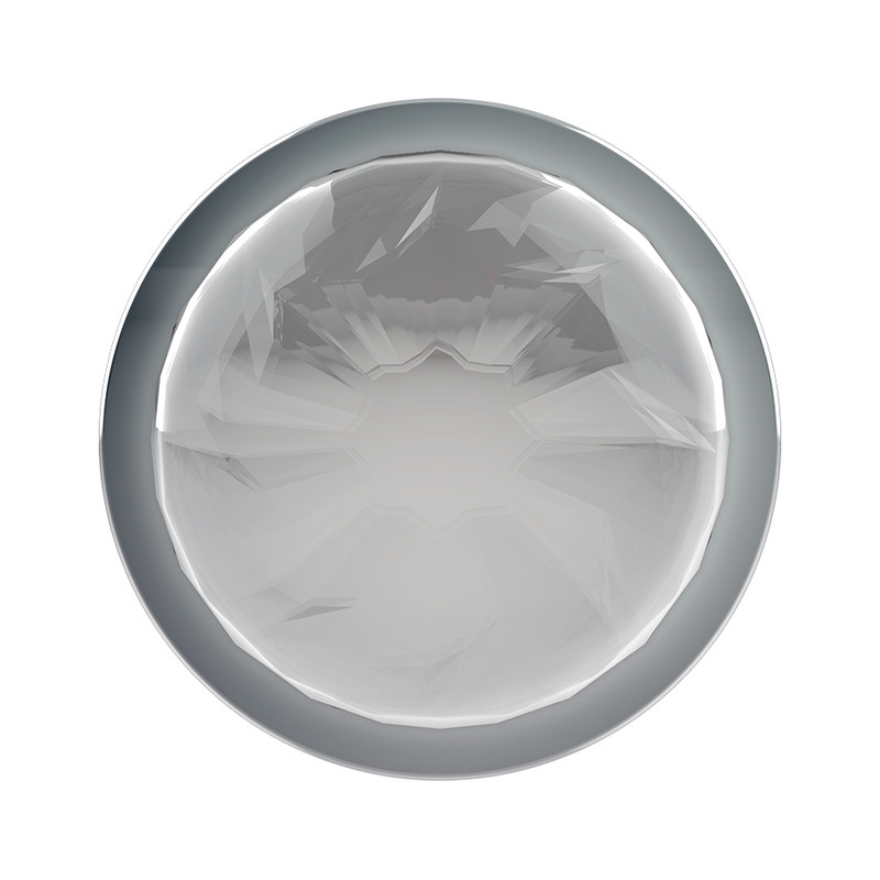 Coquette Anal Plug Metal White Size S 2.7x 8cm