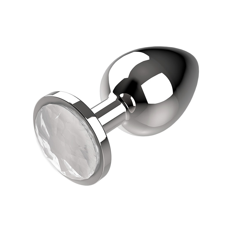 Coquette metallist anaaltapp S (2.8x7cm), valge