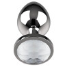 Coquette metallist anaaltapp S (2.8x7cm), valge