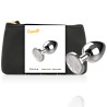 Coquette metallist anaaltapp S (2.8x7cm), valge