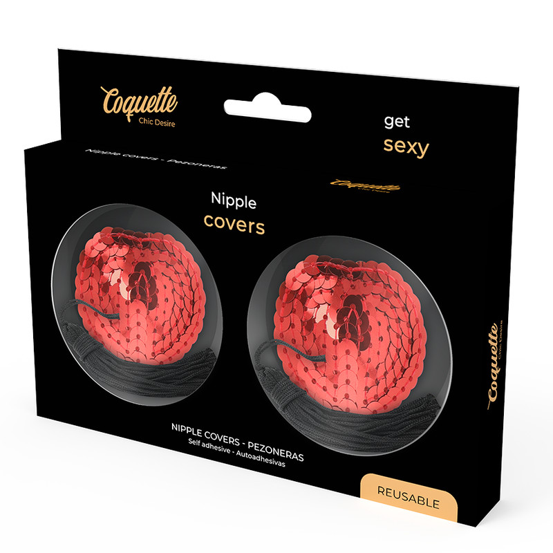 Coquette Chic Desire Nipple Covers Red