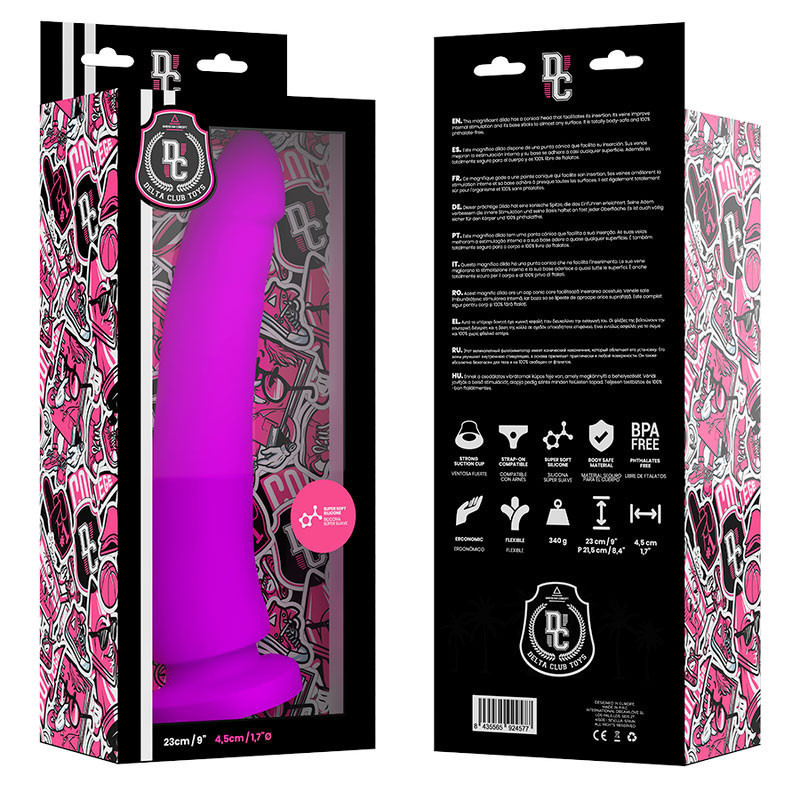 Silikoonist dildo Delta Club Dong 23 X 4,5cm