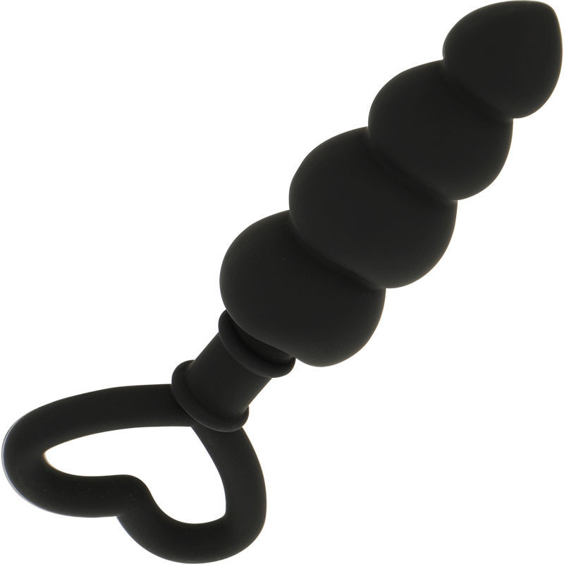 Ohmama Silicone Buttplug With Heart Ring