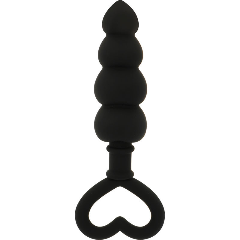 Ohmama Silicone Buttplug With Heart Ring
