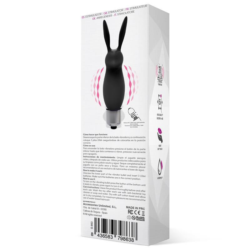 Bullet - Pupu - Vibraattori -  Hopye - Black
