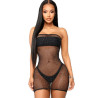 Queen Lingerie Shinny-dress Bodystocking S-L