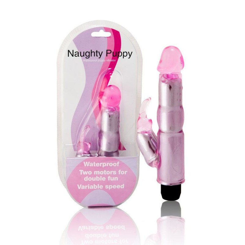 Pupu - Vibraattori - Naughty  Puppy - Pink