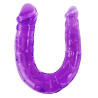 Kahekordne painduv dildo lilla