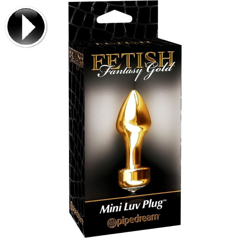 Anaaltapp Fetish Fantasy Mini Luv Plug,kuldne