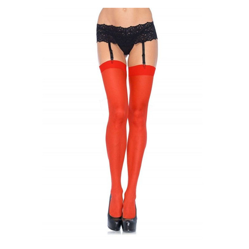 Leg Avenue Punane Stockings (O/S)