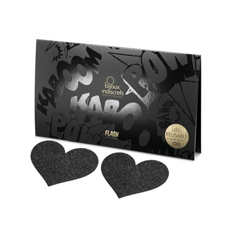 Bijoux Pezoneras Flash Black Heart