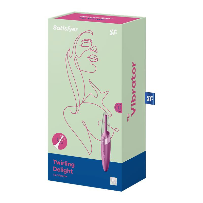 Klitorisstimulaattori Satisfyer - Twirling Delight - Berry
