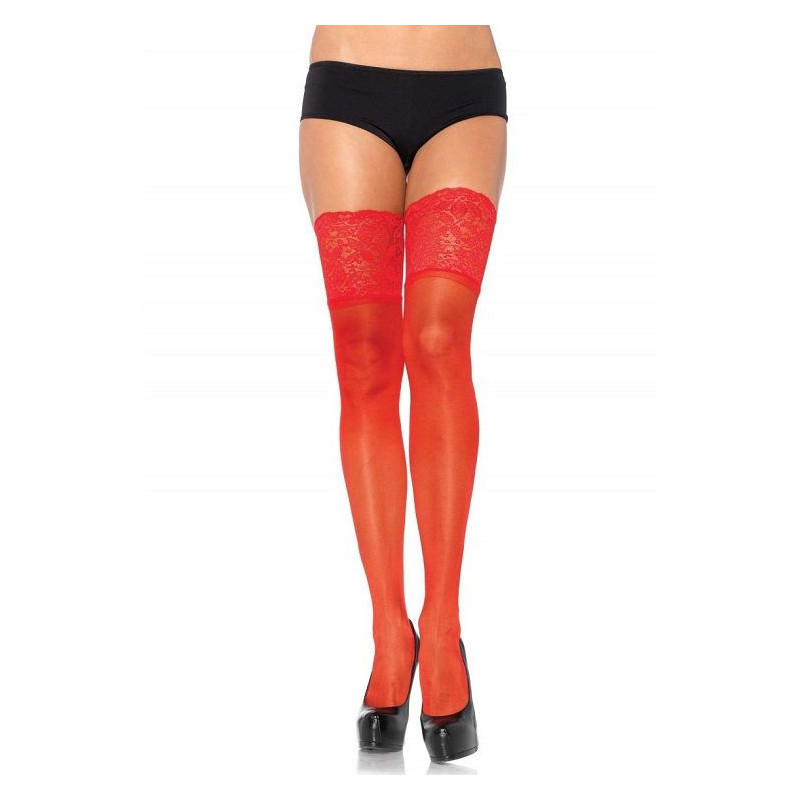 Leg Avenue Stay Ups Sheer Thigh Up One Size