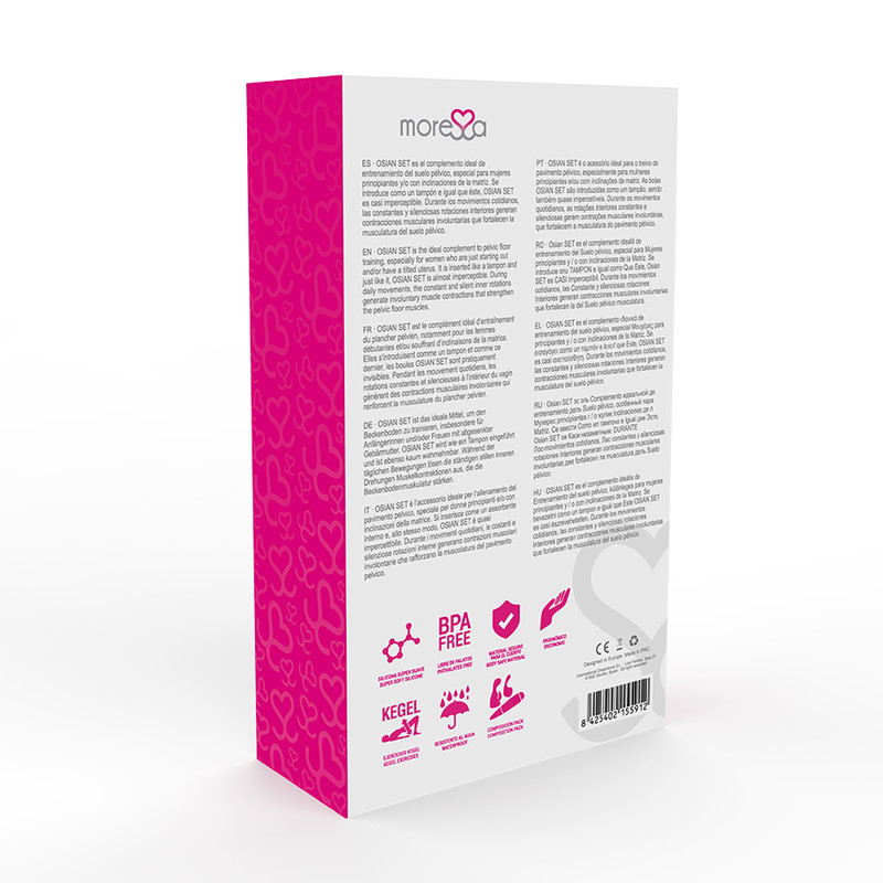 Moressa Osian Set Premium Silicone Pink