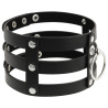 Coquette Chic Desire Hand Crafted Choker Vegan Leather - Fetish
