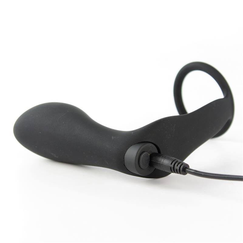 Tardenoche Ansel Anal Plug With Vibration And Cock Ring Usb Silicone
