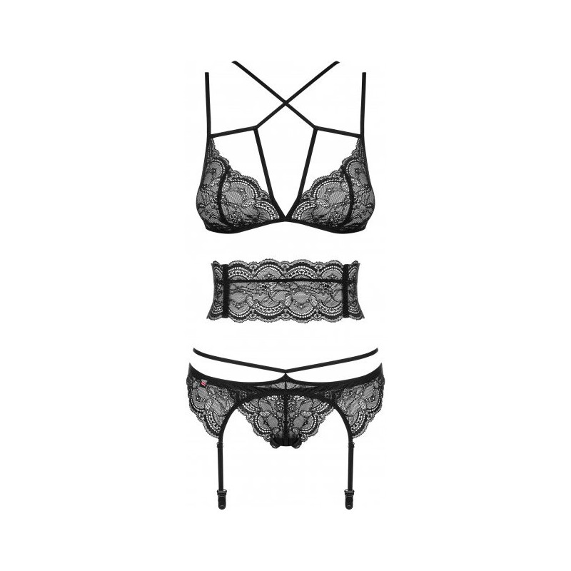 4 -osaline pesukomplekt - Obsessive Frivolla