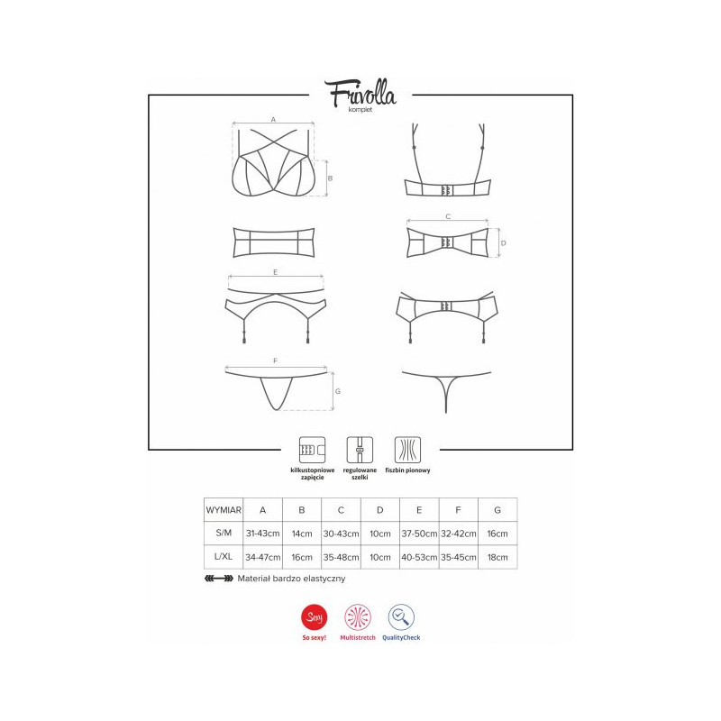 Obsessive Frivolla 4 Pieces Set