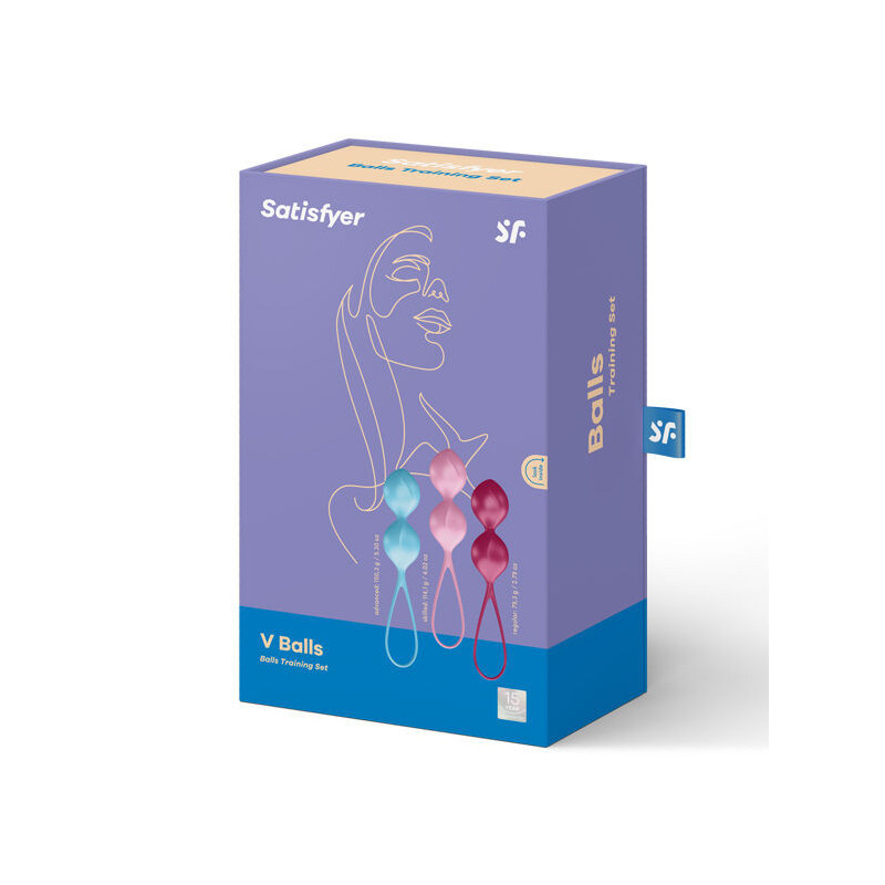 Набор вагинальных шариков Satisfyer Balls C03 Double 3 шт