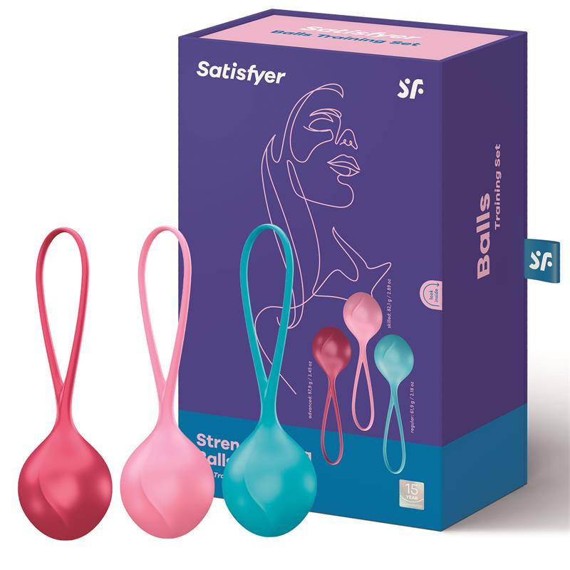 Satisfyer vaginaalkuulid Strengthening Balls Training Set 3tk