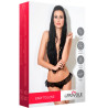 Crotchless Thong With Ruffles Le Frivole - 04329