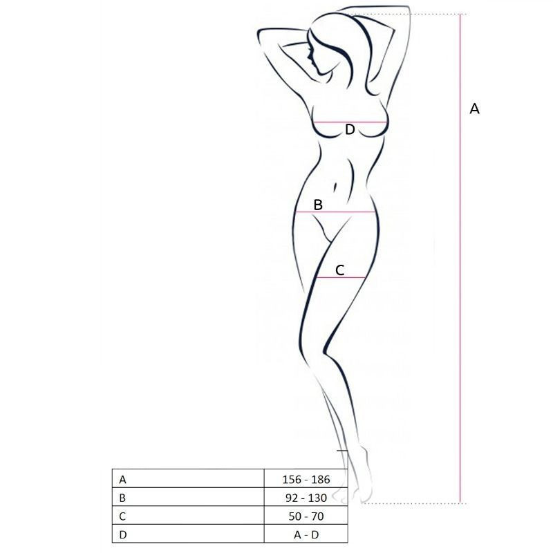 Passion Woman Bodystocking Red One Size