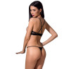 Rintaliivisetti Minimalistinen - Quentris Bikini - Black Passion