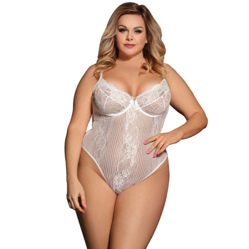 Queen Lingerie White Teddy