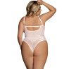 Queen Lingerie White Teddy