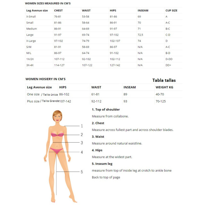 Leg Avenue Sheer Stay Up's Black Plus Size
