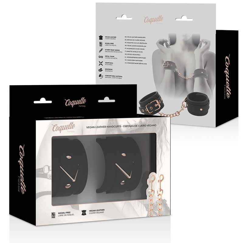 Coquette Chic Desire Fantasy Vegan Leather Handcuffs