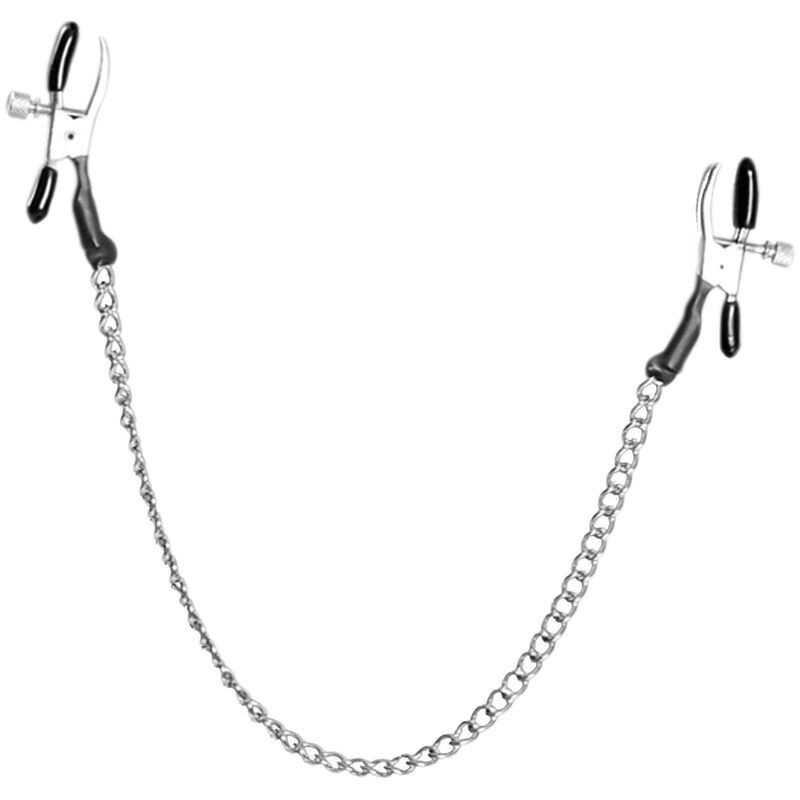 Reguleeritavad nibuklambrid Fetish Fantasy Nipple Chain Clamps