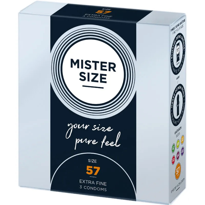 Kondoomid - Mister size 57 - 3 tk