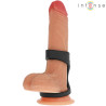 Silicone Penis Ring Intense - Theo Double - Black