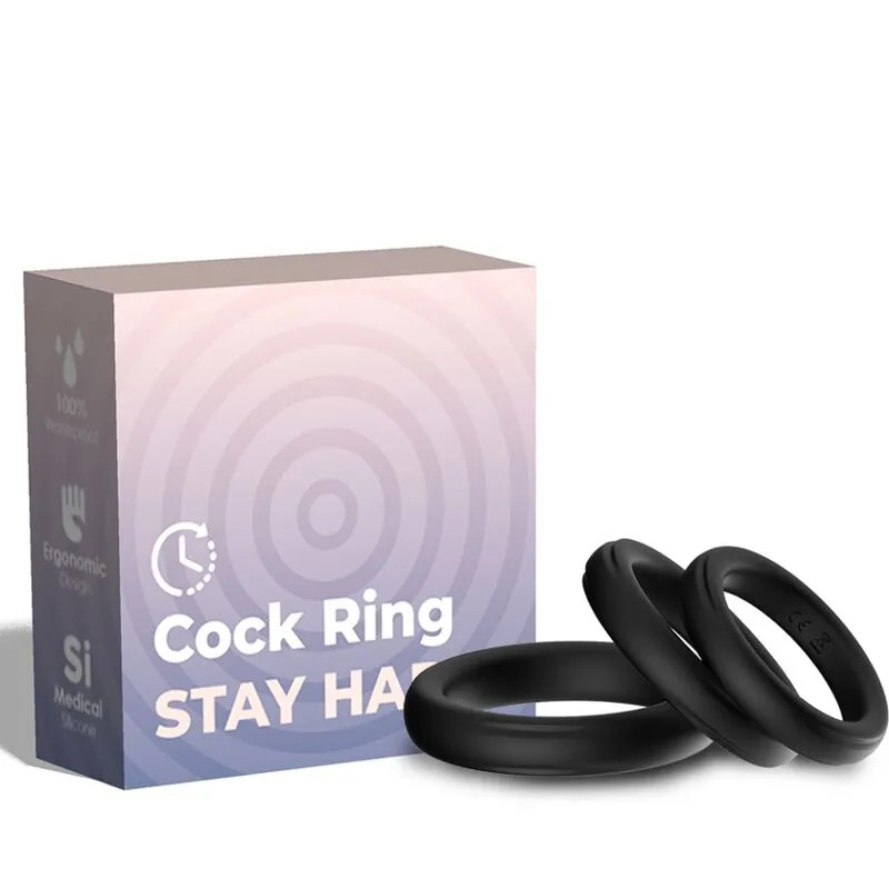 Triple Penis Ring - Silicone - Luminous