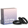 Triple Penis Ring - Silicone - Luminous