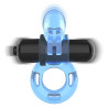 Penis / Rabbit Ring - Vibrating - Fry Blue