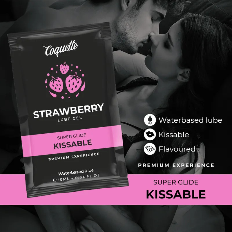 Voiteluaine Makuinen Coquette - Mansikka 10 Ml