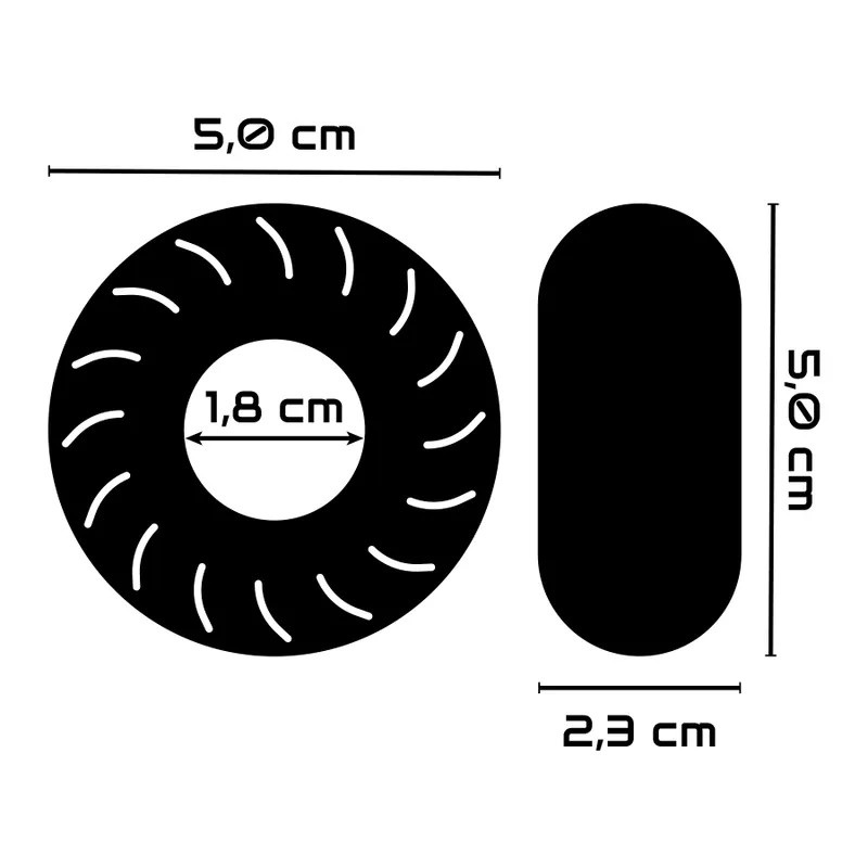 Super Flexible Penis Ring - Black