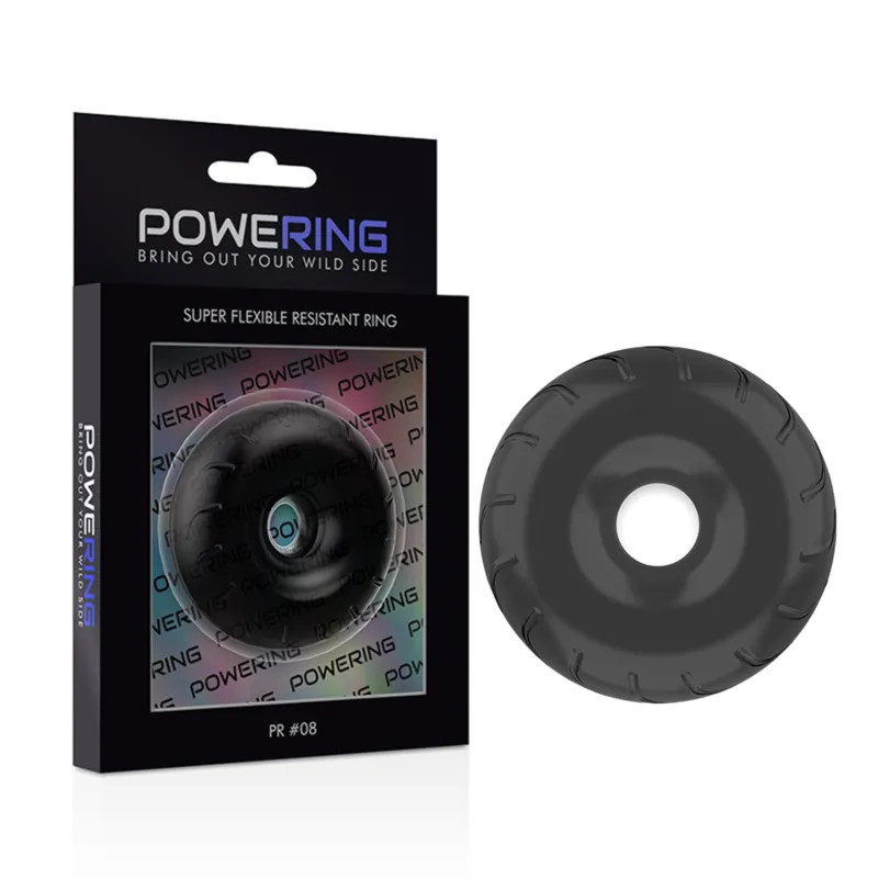 Super Flexible Penis Ring - Black