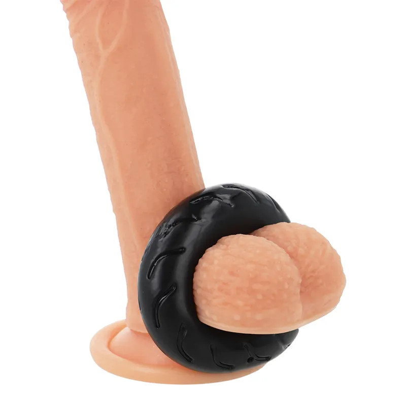 Super Flexible Penis Ring - Black