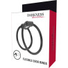 Duo Penis Rings Darkness - Black