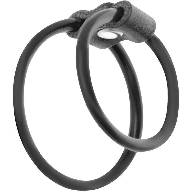 Duo Penis Rings Darkness - Black