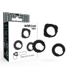 Cock С - Ring Set - 3 Pieces - Black